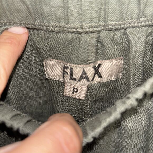 Womens Size S Flax Button Up Jacket And Pants Linen EUC - Picture 5 of 7